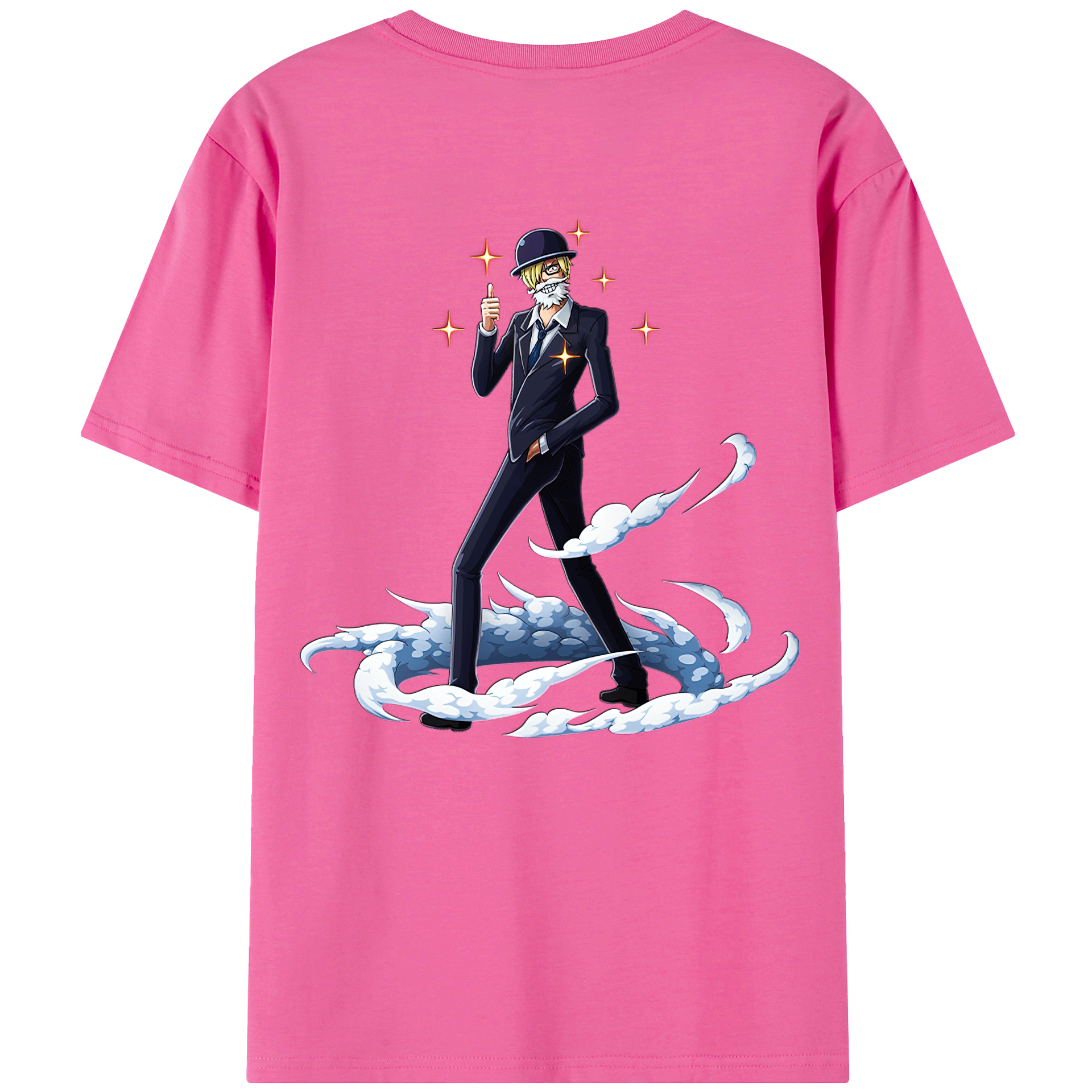 （画像用） ワンピース サンジ ONE PIECE Sanji レディース半袖Tシャツ(バックプリント)